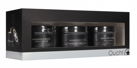 Набор из 3 массажных свечей Massage Candle Set Набор из 3 массажных свечей Massage Candle Set