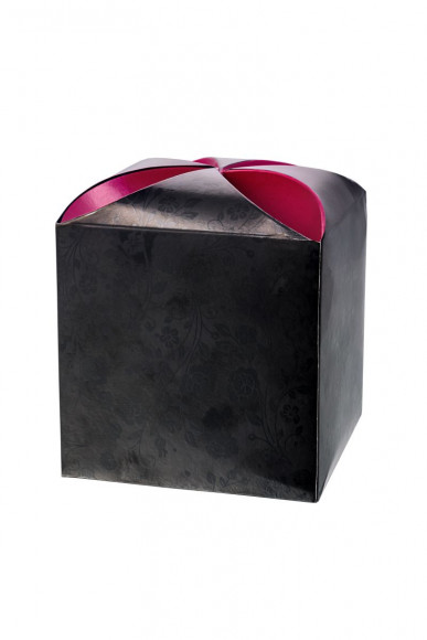 Серебристая анальная втулка с белым заячьим хвостом