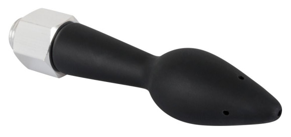 Чёрная анальная насадка для душа Anal Douche Rear Splash Чёрная анальная насадка для душа Anal Douche Rear Splash