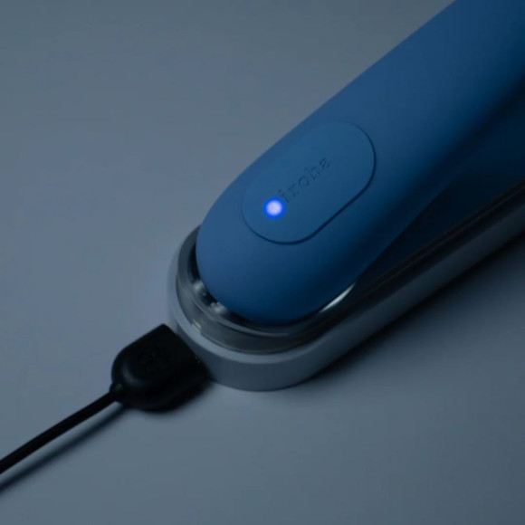 Голубой вибратор Iroha Mai Ruri - 17,4 см. Голубой вибратор Iroha Mai Ruri - 17,4 см.