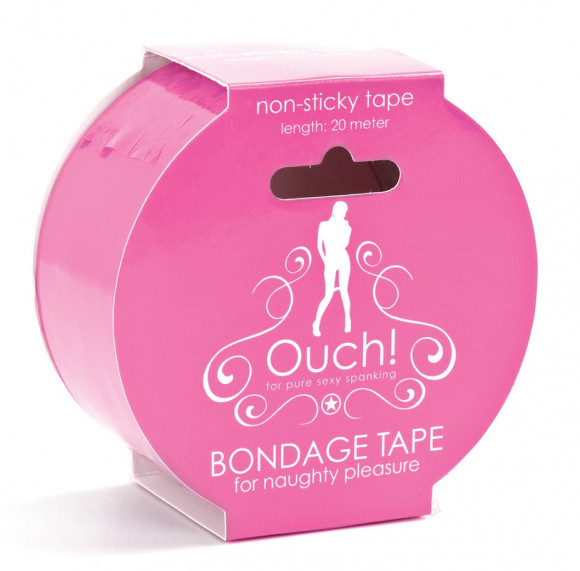 Нежно-розовая лента для связывания Bondage Tape Нежно-розовая лента для связывания Bondage Tape