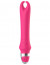 Розовый вибратор с рожками Pedicel - 17,8 см.