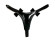 Черные лаковые трусики-стринги с бантиками Черные лаковые трусики-стринги с бантиками