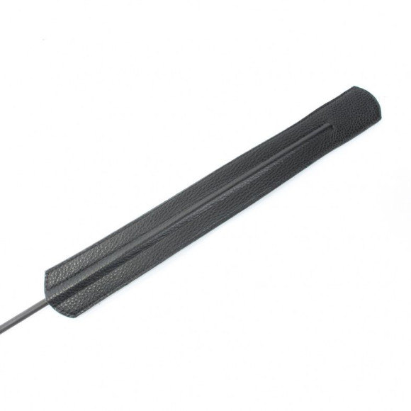 Чёрный королевский стек с золотистой рукоятью - 80 см. Чёрный королевский стек с золотистой рукоятью - 80 см.