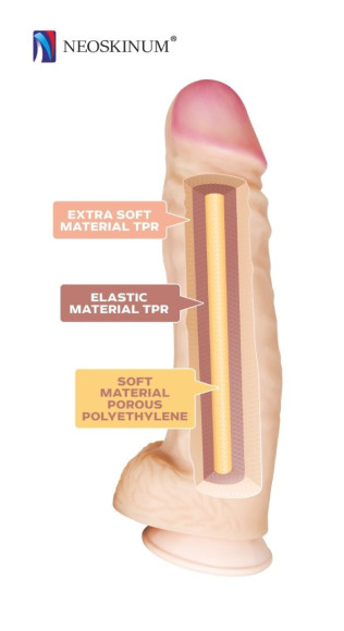 Телесный реалистичный фаллоимитатор на черных трусиках Real Big Strap-On - 34,5 см. Телесный реалистичный фаллоимитатор на черных трусиках Real Big Strap-On - 34,5 см.