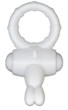Белое виброкольцо для пениса Power Thrill Clit Cockring Белое виброкольцо для пениса Power Thrill Clit Cockring