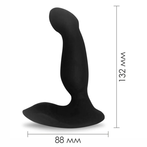 Черный массажер простаты High Feeling-RСT - 13,2 см. Черный массажер простаты High Feeling-RСT - 13,2 см.