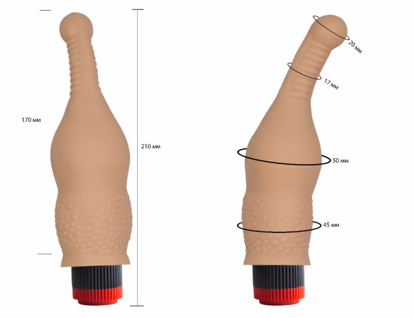 Анальный вибромассажер с тонким кончиком - 18,8 см. Анальный вибромассажер с тонким кончиком - 18,8 см.