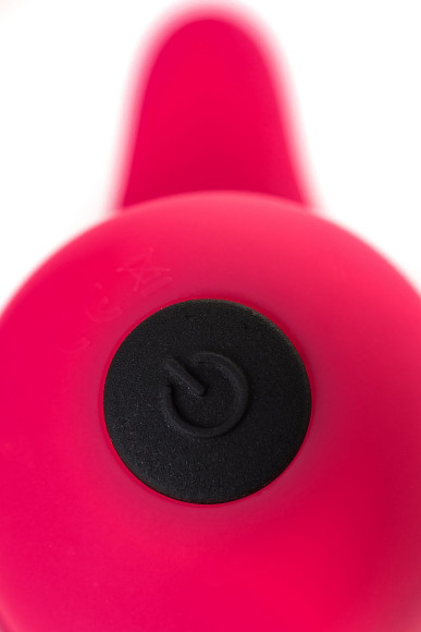 Розовый вибромассажёр с небольшим клиторальным отростком - 15 см. Розовый вибромассажёр с небольшим клиторальным отростком - 15 см.