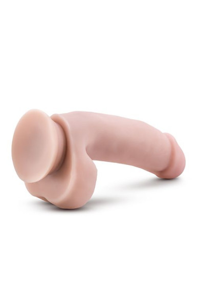 Телесный фаллоимитатор на присоске The Pizza Boy - 17,8 см. Телесный фаллоимитатор на присоске The Pizza Boy - 17,8 см.