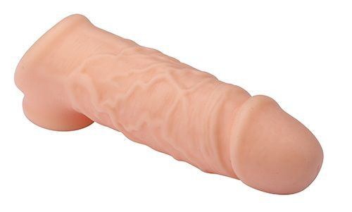 Телесная насадка EXTENDER WITH BALL STRAP 5.5 - 14 см. Телесная насадка EXTENDER WITH BALL STRAP 5.5 - 14 см.