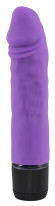 Фиолетовый вибратор-реалистик без мошонки - 14,5 см. Фиолетовый вибратор-реалистик без мошонки - 14,5 см.