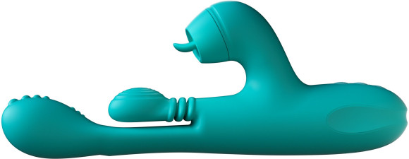 Зеленый инновационный вибратор-кролик Sensa Sway с технологией массажа на 360 градусов - 25 см. Зеленый инновационный вибратор-кролик Sensa Sway с технологией массажа на 360 градусов - 25 см.