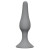 Серая анальная пробка Slim Anal Plug XL - 15,5 см.