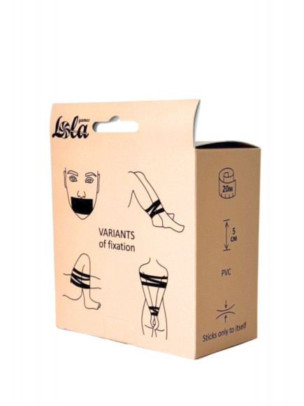 Черная бондажная лента Oxytocin Черная бондажная лента Oxytocin