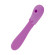 Фиолетовый оригинальный двусторонний вибромассажёр - 20,2 см. Фиолетовый оригинальный двусторонний вибромассажёр - 20,2 см.