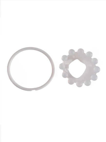 Эрекционное кольцо со стимулирующими шариками на поверхности Эрекционное кольцо со стимулирующими шариками на поверхности