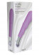 Фиолетовый ребристый вибратор Lovely Vibes Laced - 18,5 см.
