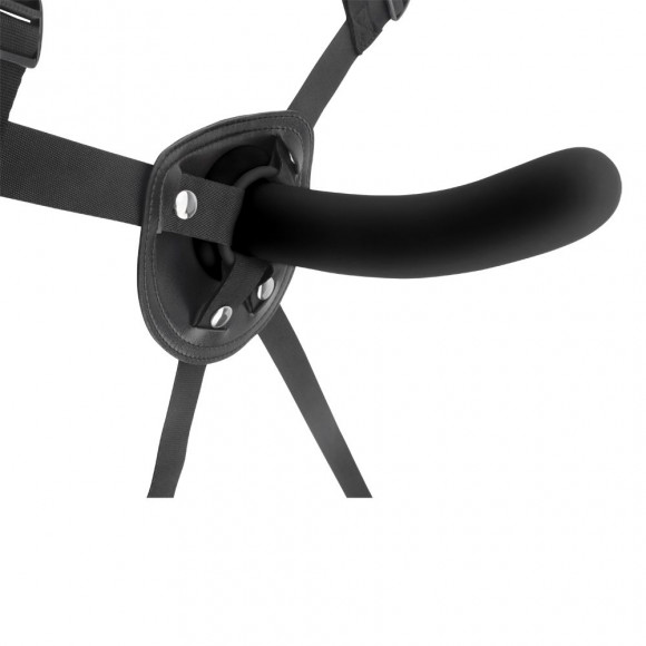 Черный страпон Raw Recruit Strap-On L - 17,7 см. Черный страпон Raw Recruit Strap-On L - 17,7 см.