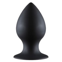Чёрная анальная пробка Thick Anal Plug Medium - 9,5 см. Чёрная анальная пробка Thick Anal Plug Medium - 9,5 см.