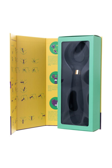 Чёрный вибромассажер для пар Satisfyer Endless Fun Чёрный вибромассажер для пар Satisfyer Endless Fun