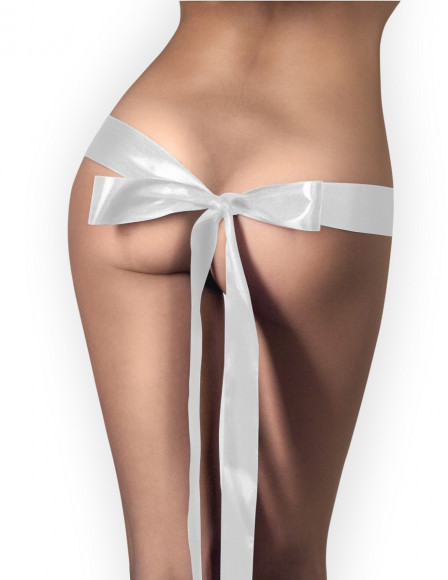 Белая атласная лента для ролевых игр Белая атласная лента для ролевых игр