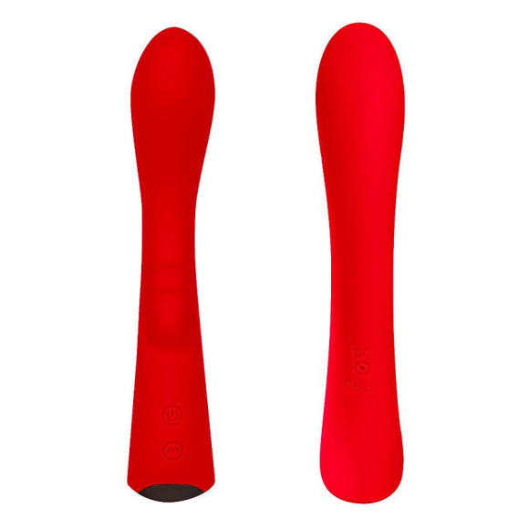 Красный вибромассажер 6 Silicone G-Spot Fun - 19,1 см. Красный вибромассажер 6 Silicone G-Spot Fun - 19,1 см.