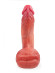 Телесный силиконовый фаллоимитатор на присоске - 22,5 см. Телесный силиконовый фаллоимитатор на присоске - 22,5 см.