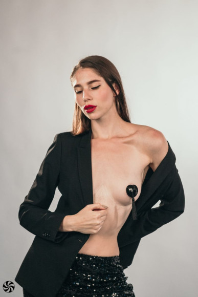 Черные пэстисы Gipsy с кисточками Черные пэстисы Gipsy с кисточками