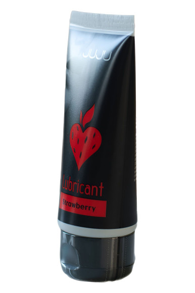 Съедобный лубрикант JUJU Strawberry с ароматом клубники - 50 мл. Съедобный лубрикант JUJU Strawberry с ароматом клубники - 50 мл.