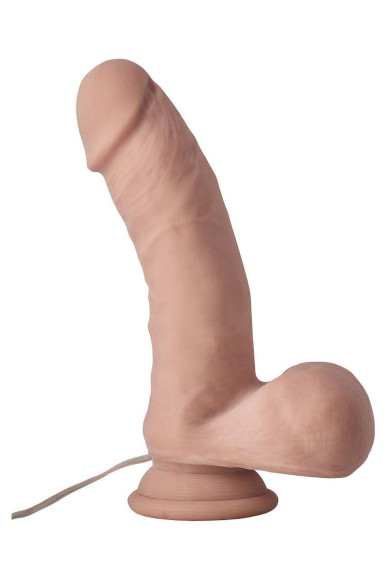 Телесный вибромассажер DARING DUKE - 18 см. Телесный вибромассажер DARING DUKE - 18 см.