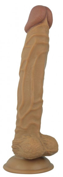Реалистичный коричневый фаллоимитатор Blush Answer - 19,5 см.