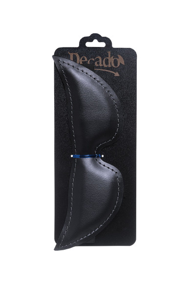 Черная кожаная маска с заостренными кончиками Черная кожаная маска с заостренными кончиками