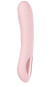 Нежно-розовый интерактивный вибратор Pearl3 - 20 см.