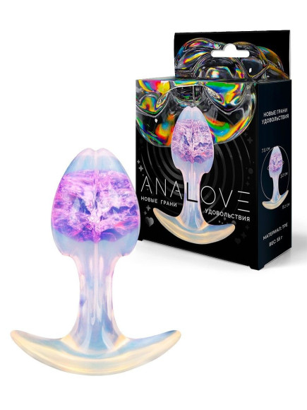 Сиреневатая анальная втулка - 8,2 см. Сиреневатая анальная втулка - 8,2 см.