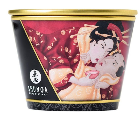 Массажная свеча Sparkling Strawberry Wine с ароматом клубничного вина - 170 мл. Массажная свеча Sparkling Strawberry Wine с ароматом клубничного вина - 170 мл.