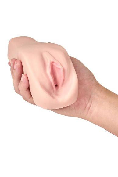 Мастурбатор-вагина с вибрацией Soft & Wet Natasha Realistic Beige Masturbator