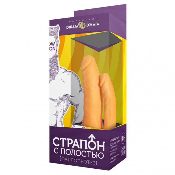 Анально-вагинальный фаллопротез №8 на эластичном креплении - 14 см. Анально-вагинальный фаллопротез №8 на эластичном креплении - 14 см.