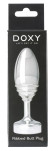 Серебристая анальная втулка Doxy Ribbed Butt Plug - 10,5 см. Серебристая анальная втулка Doxy Ribbed Butt Plug - 10,5 см.