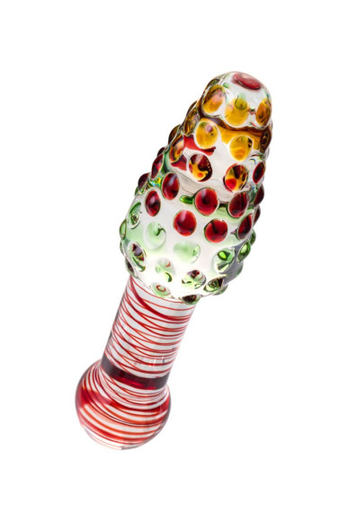 Двусторонний стеклянный фаллос с головкой-конусом - 17,5 см. Двусторонний стеклянный фаллос с головкой-конусом - 17,5 см.