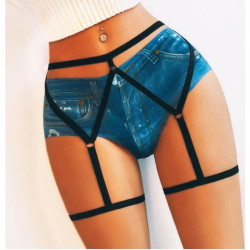 Эластичный пояс с гартерами Эластичный пояс с гартерами