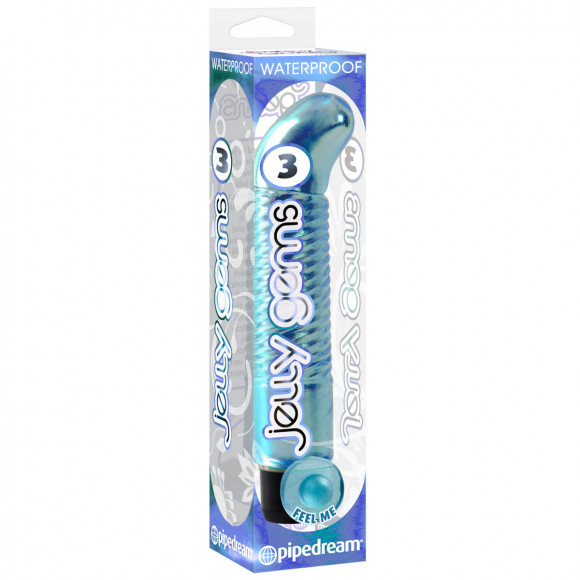Вибратор Jelly Gems 3 Blue Вибратор Jelly Gems 3 Blue