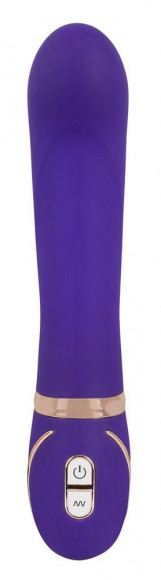 Фиолетовый вибромассажер для точки G Front Row Pink GR - 22 см. Фиолетовый вибромассажер для точки G Front Row Pink GR - 22 см.