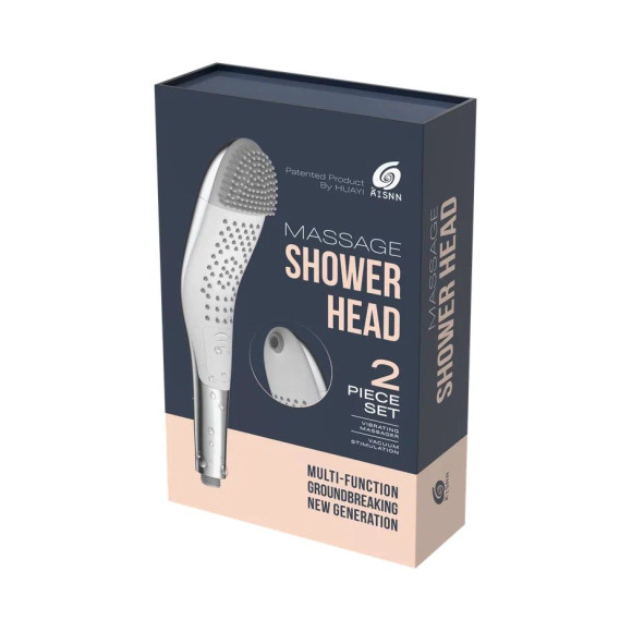 Лейка для душа Massage Hand Shower с 2 сменными насадками Лейка для душа Massage Hand Shower с 2 сменными насадками