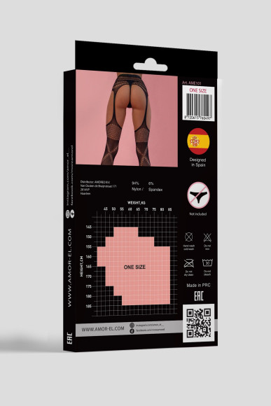 Чулки с поясом из мягкой эластичной сетчатой ткани Чулки с поясом из мягкой эластичной сетчатой ткани