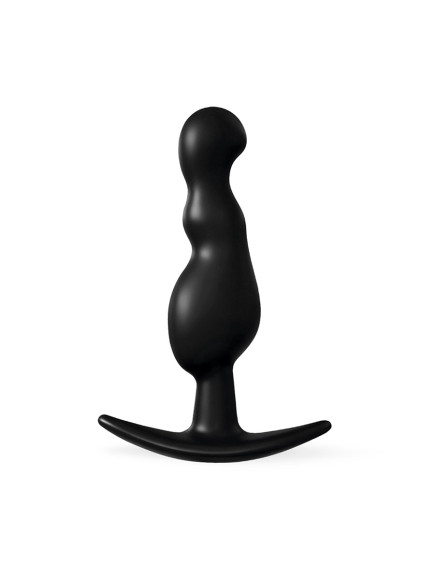 Черная фигурная анальная втулка - 8,5 см. Черная фигурная анальная втулка - 8,5 см.