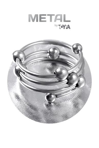 Большое металлическое кольцо под головку пениса