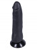 Черный фаллоимитатор-реалистик на присоске №3 - 17 см. Черный фаллоимитатор-реалистик на присоске №3 - 17 см.