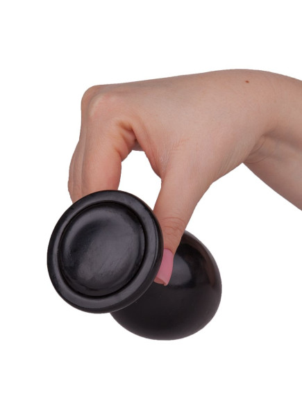 Черный анальный плаг Glide L - 11,7 см. Черный анальный плаг Glide L - 11,7 см.