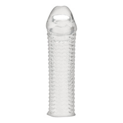 Текстурированная насадка на пенис Clear Textured Penis Enhancing Sleeve Extension - 16,5 см. Текстурированная насадка на пенис Clear Textured Penis Enhancing Sleeve Extension - 16,5 см.